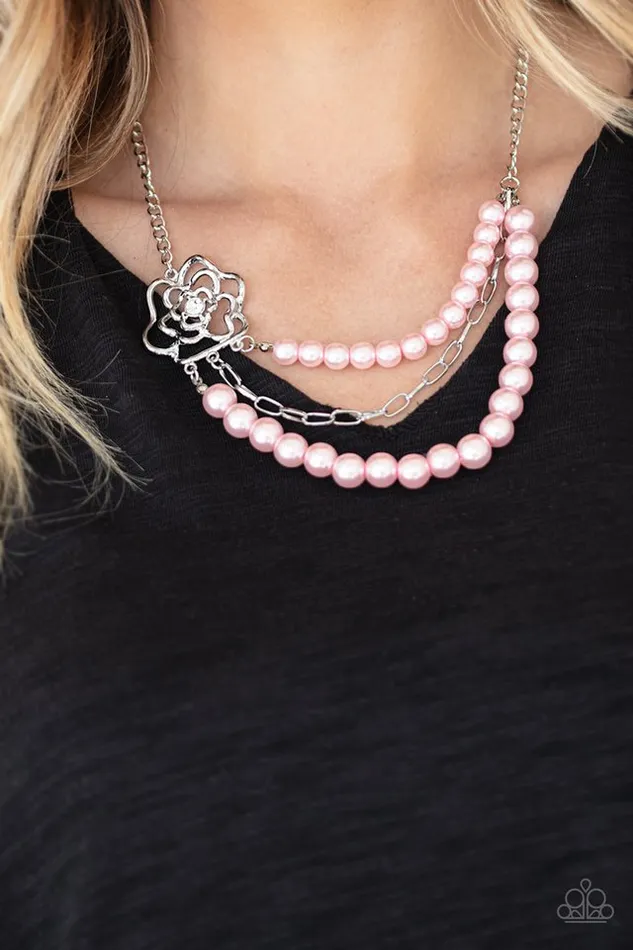 Necklaces Paparazzi Jewelry Paparazzi Necklace Fabulously Floral Pink