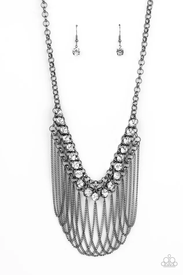 Necklaces Paparazzi Jewelry Paparazzi Necklace Flaunt Your Fringe Black Necklaces Paparazzi Jewelry Paparazzi Necklace Flaunt Your Fringe Black