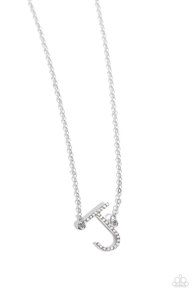 Necklaces Paparazzi Jewelry Paparazzi Necklace INITIALLY Yours J Multi Necklaces Paparazzi Jewelry Paparazzi Necklace INITIALLY Yours J Multi
