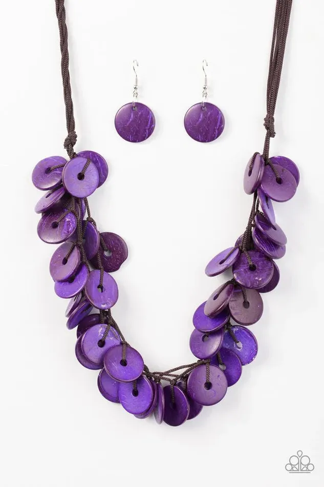 Necklaces Paparazzi Jewelry Paparazzi Necklace Jammin Jamaican Purple