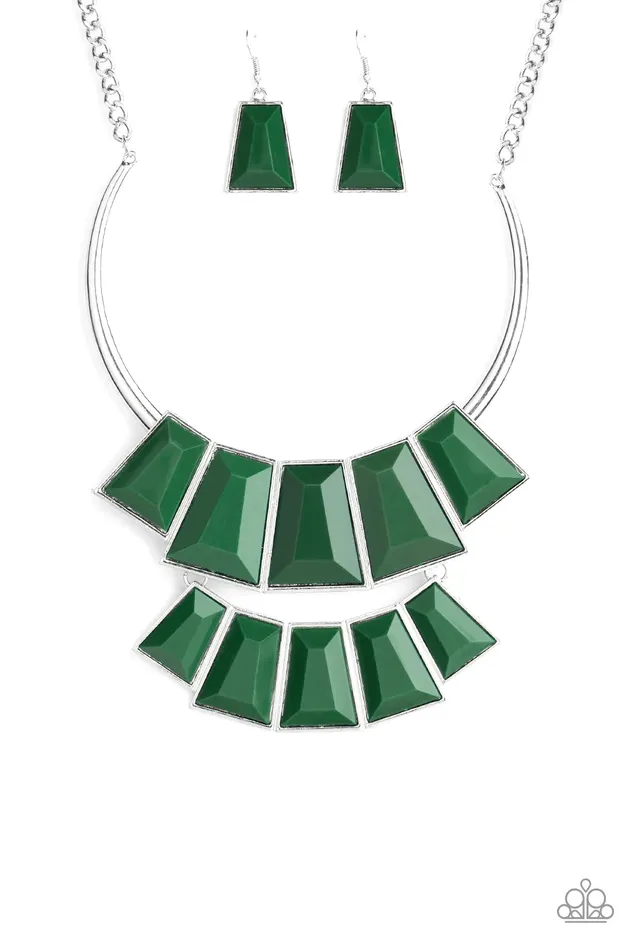 Necklaces Paparazzi Jewelry Paparazzi Necklace Lions TIGRESS and Bears Green