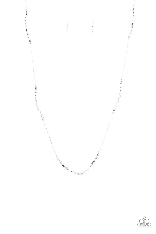 Necklaces Paparazzi Jewelry Paparazzi Necklace Mainstream Minimalist White
