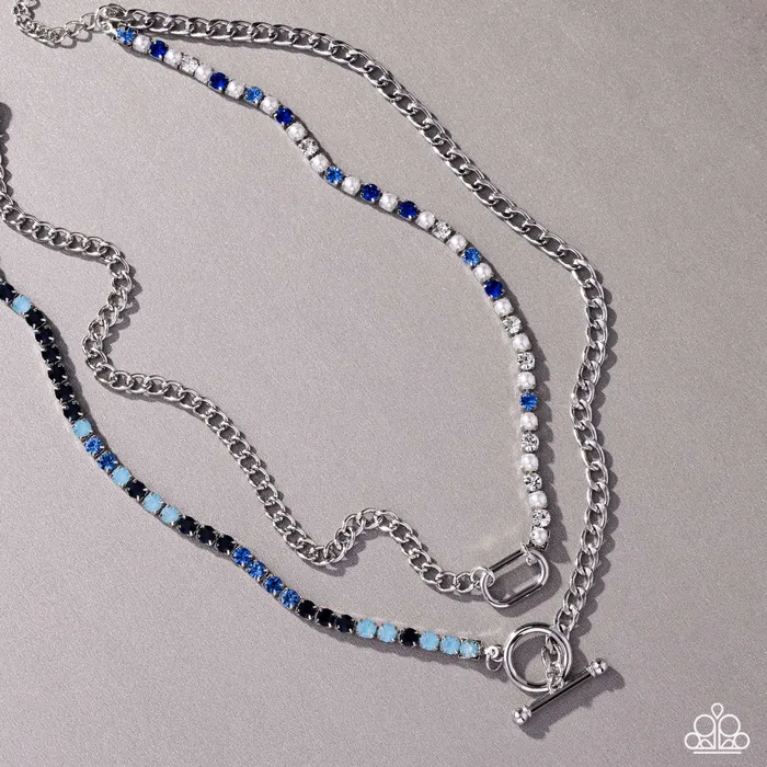 Necklaces Paparazzi Jewelry Paparazzi Necklace Mismatched Makeover Blue Necklaces Paparazzi Jewelry Paparazzi Necklace Mismatched Makeover Blue