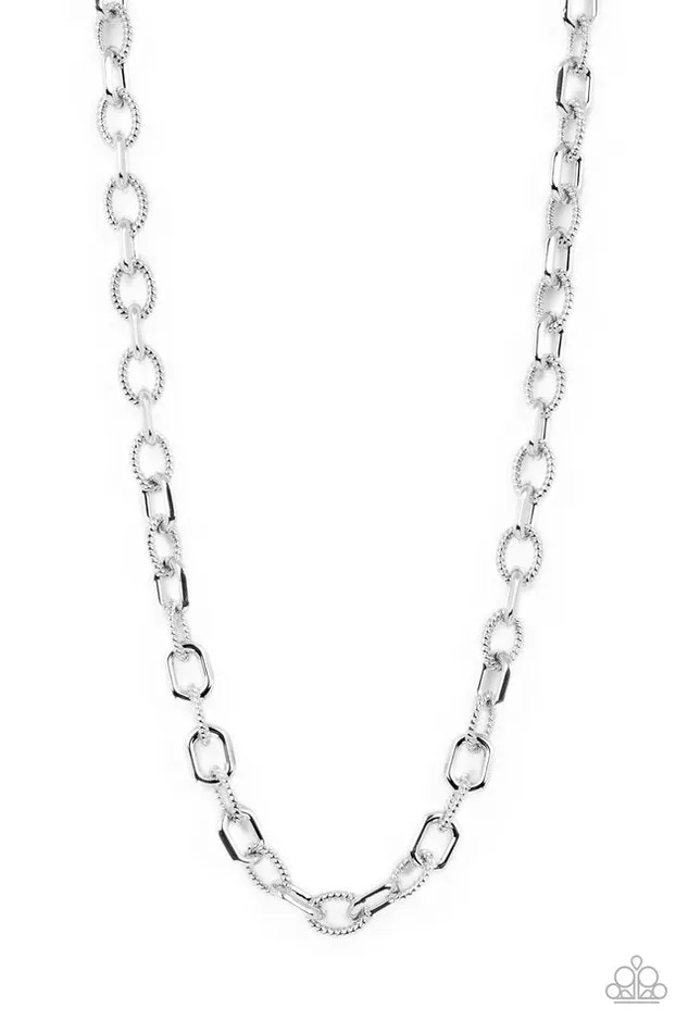 Necklaces Paparazzi Jewelry Paparazzi Necklace Modern Motorhead Silver Necklaces Paparazzi Jewelry Paparazzi Necklace Modern Motorhead Silver