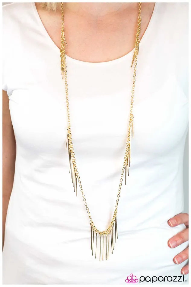 Necklaces Paparazzi Jewelry Paparazzi Necklace Mystique Gold