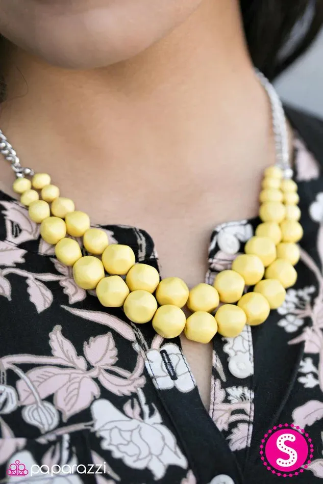 Necklaces Paparazzi Jewelry Paparazzi Necklace Parkview Picnic Yellow