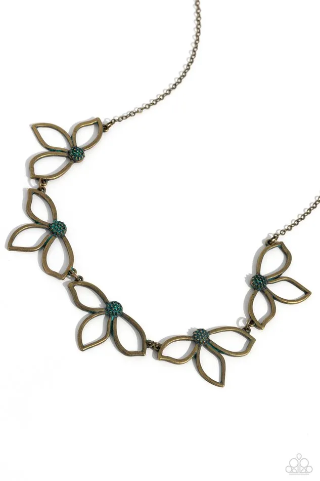 Necklaces Paparazzi Jewelry Paparazzi Necklace Petal Pageantry Brass Necklaces Paparazzi Jewelry Paparazzi Necklace Petal Pageantry Brass