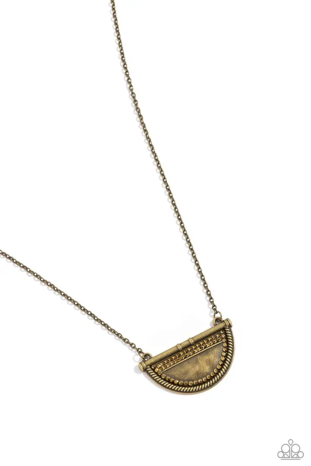 Necklaces Paparazzi Jewelry Paparazzi Necklace Raise Your Banner Brass Necklaces Paparazzi Jewelry Paparazzi Necklace Raise Your Banner Brass