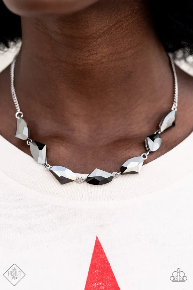 Necklaces Paparazzi Jewelry Paparazzi Necklace Raw Rapture Silver
