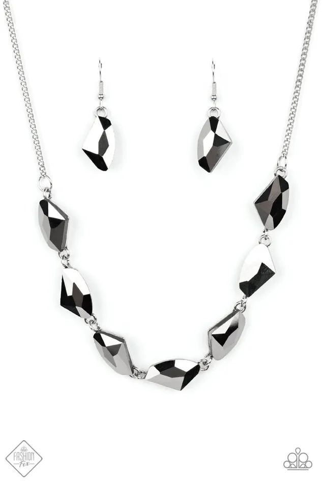 Necklaces Paparazzi Jewelry Paparazzi Necklace Raw Rapture Silver Necklaces Paparazzi Jewelry Paparazzi Necklace Raw Rapture Silver