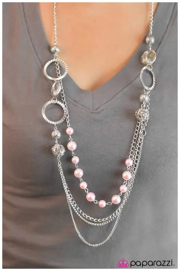 Necklaces Paparazzi Jewelry Paparazzi Necklace Ready For Romance Pink