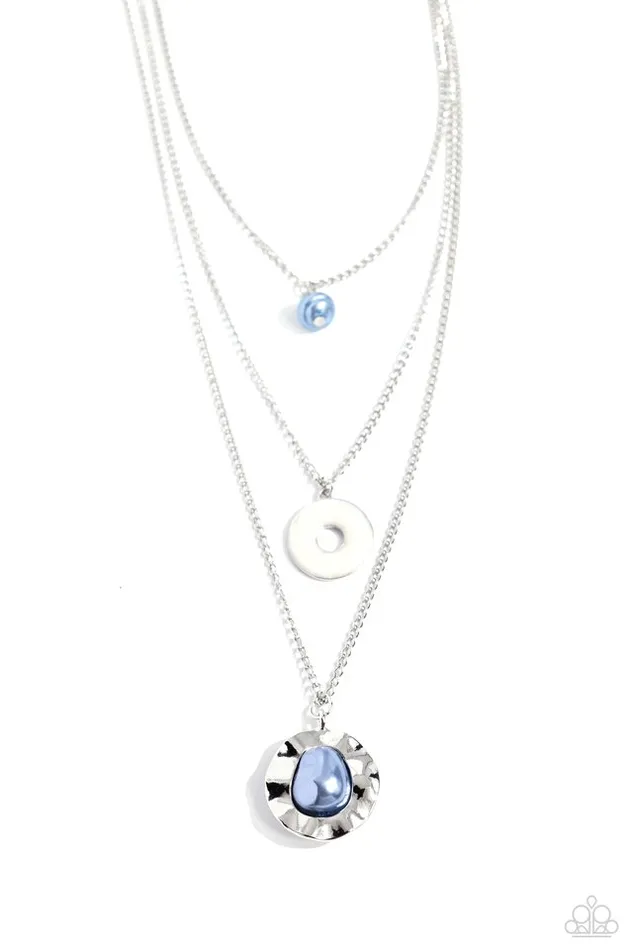 Necklaces Paparazzi Jewelry Paparazzi Necklace Refined Reaction Blue Necklaces Paparazzi Jewelry Paparazzi Necklace Refined Reaction Blue