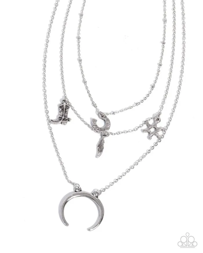 Necklaces Paparazzi Jewelry Paparazzi Necklace Saloon Sass Silver Necklaces Paparazzi Jewelry Paparazzi Necklace Saloon Sass Silver