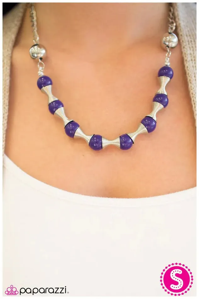 Necklaces Paparazzi Jewelry Paparazzi Necklace Spring To Mind Purple