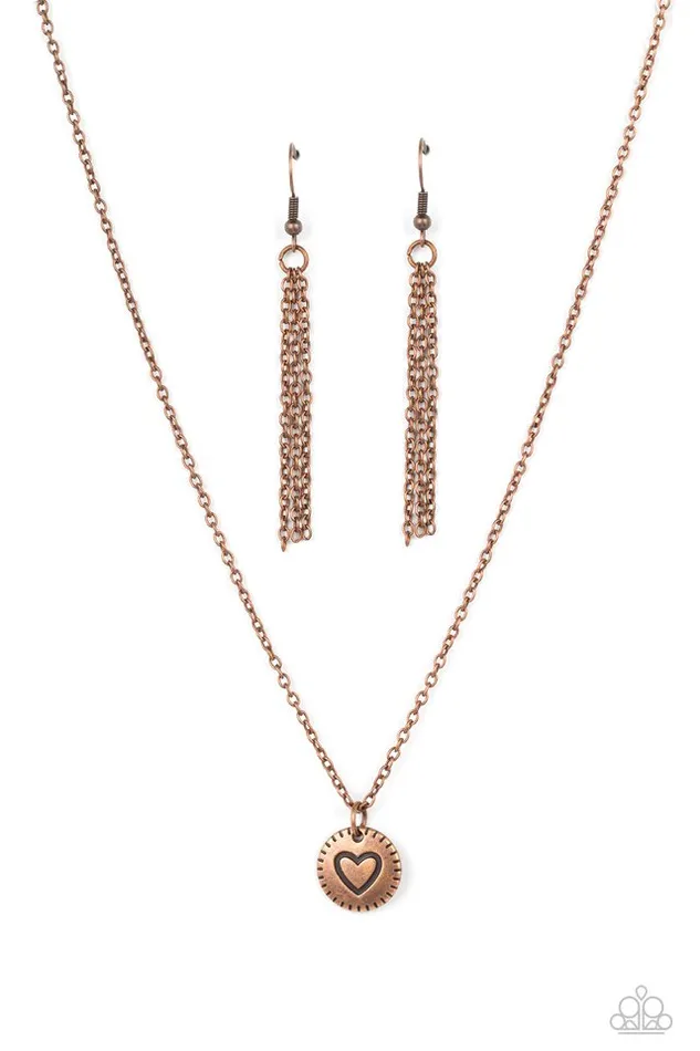 Necklaces Paparazzi Jewelry Paparazzi Necklace Stamped Sentiment Copper Necklaces Paparazzi Jewelry Paparazzi Necklace Stamped Sentiment Copper