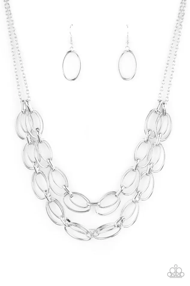 Necklaces Paparazzi Jewelry Paparazzi Necklace Status Quo Silver Necklaces Paparazzi Jewelry Paparazzi Necklace Status Quo Silver