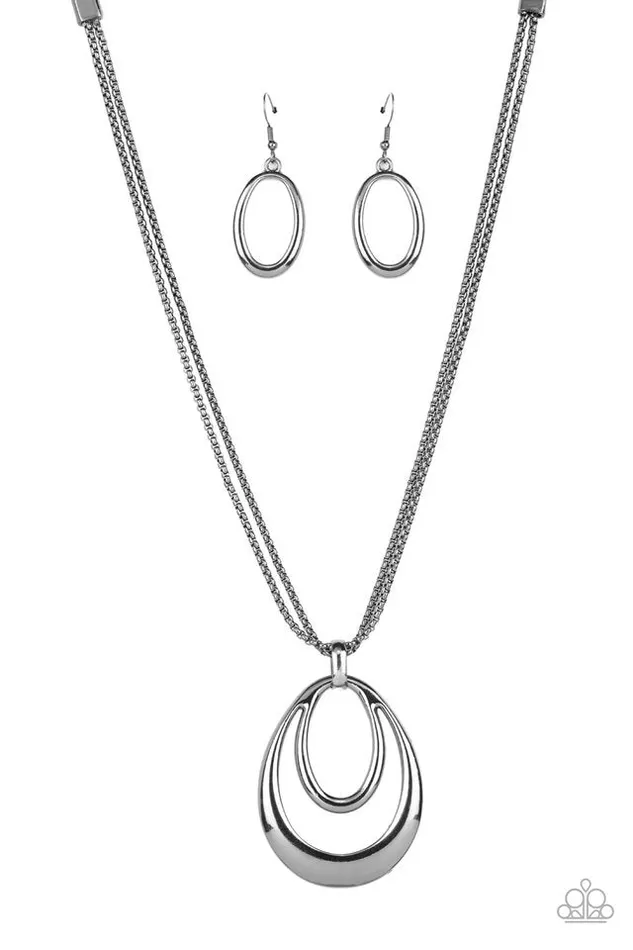 Necklaces Paparazzi Jewelry Paparazzi Necklace Suburban Storm Black Necklaces Paparazzi Jewelry Paparazzi Necklace Suburban Storm Black