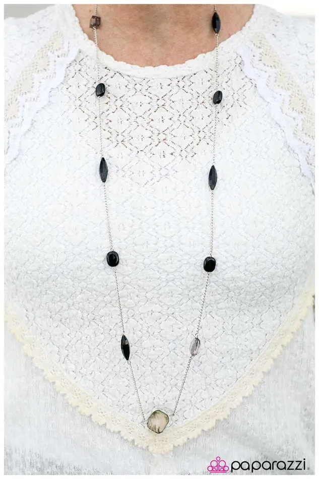 Necklaces Paparazzi Jewelry Paparazzi Necklace The Wait Is Over Black