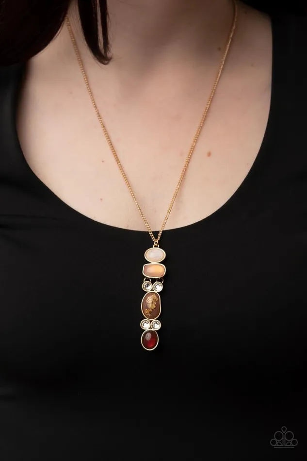 Necklaces Paparazzi Jewelry Paparazzi Necklace Totem Treasure Brown