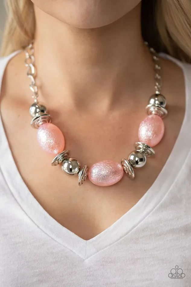 Necklaces Paparazzi Jewelry Paparazzi Necklace Welcome To The Big Leagues Pink
