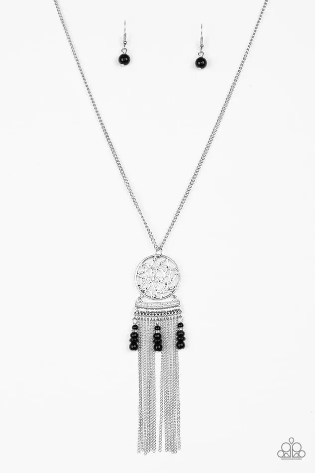 Necklaces Paparazzi Jewelry Paparazzi Necklace Western Wayward Black