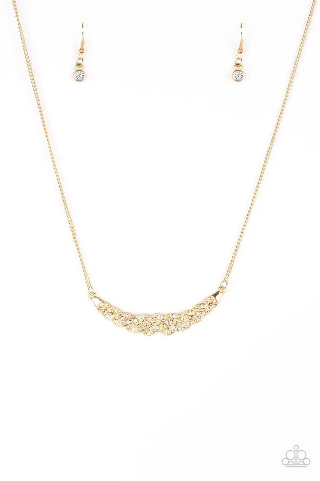 Necklaces Paparazzi Jewelry Paparazzi Necklace Whatever Floats Your YACHT Gold