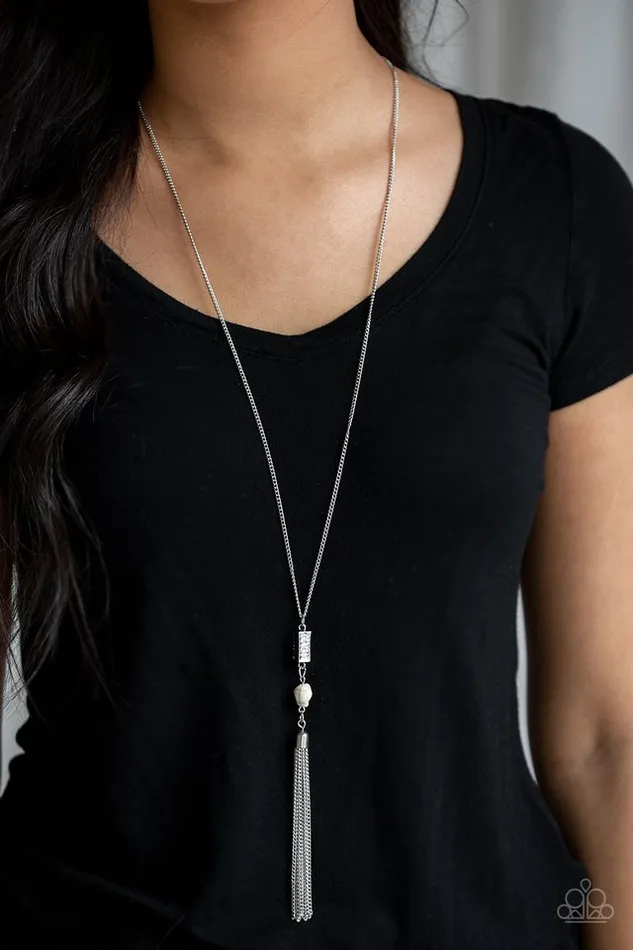Necklaces Paparazzi Jewelry Paparazzi Necklace Wild Horse Wonder White