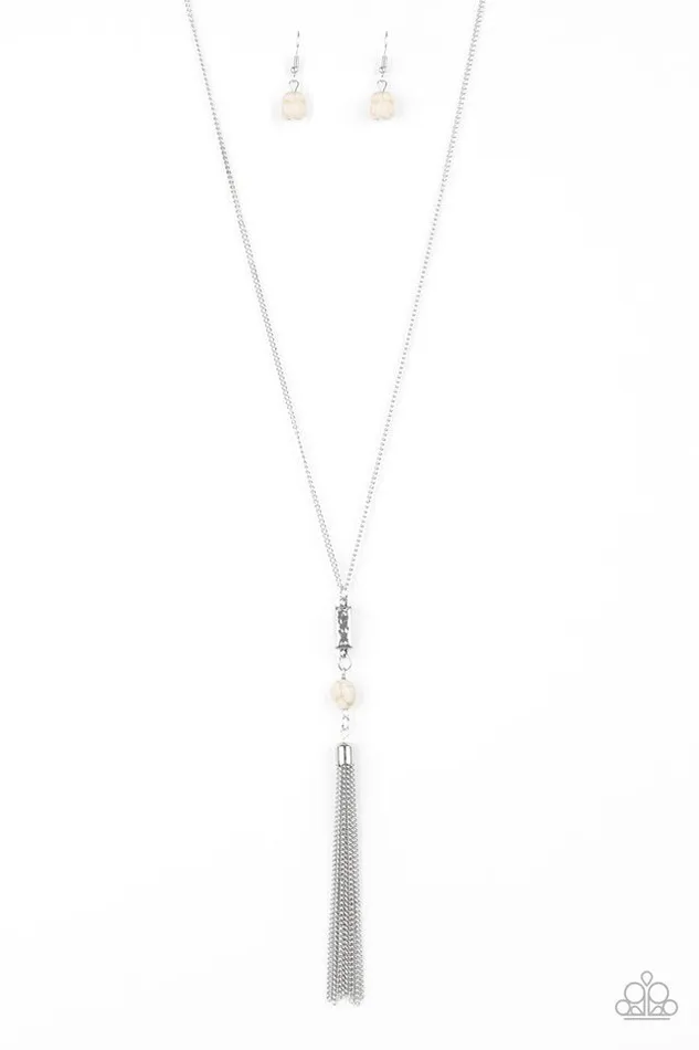 Necklaces Paparazzi Jewelry Paparazzi Necklace Wild Horse Wonder White Necklaces Paparazzi Jewelry Paparazzi Necklace Wild Horse Wonder White