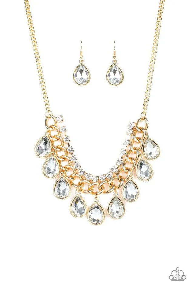 Necklaces Paparazzi Necklace All TogetHEIR Now Gold Paparazzi Jewelry