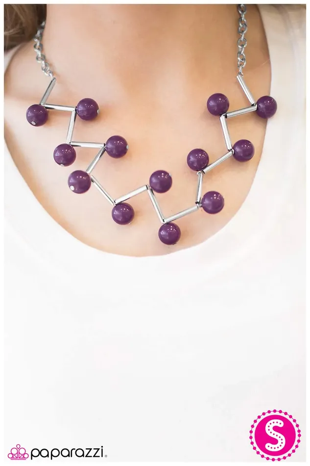 Necklaces Paparazzi Necklace Connecting The Constellations Purple Paparazzi Jewelry