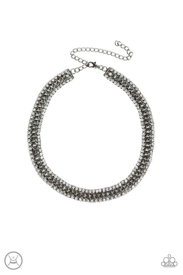 Necklaces Paparazzi Necklace EmpoHERment Black Paparazzi Jewelry