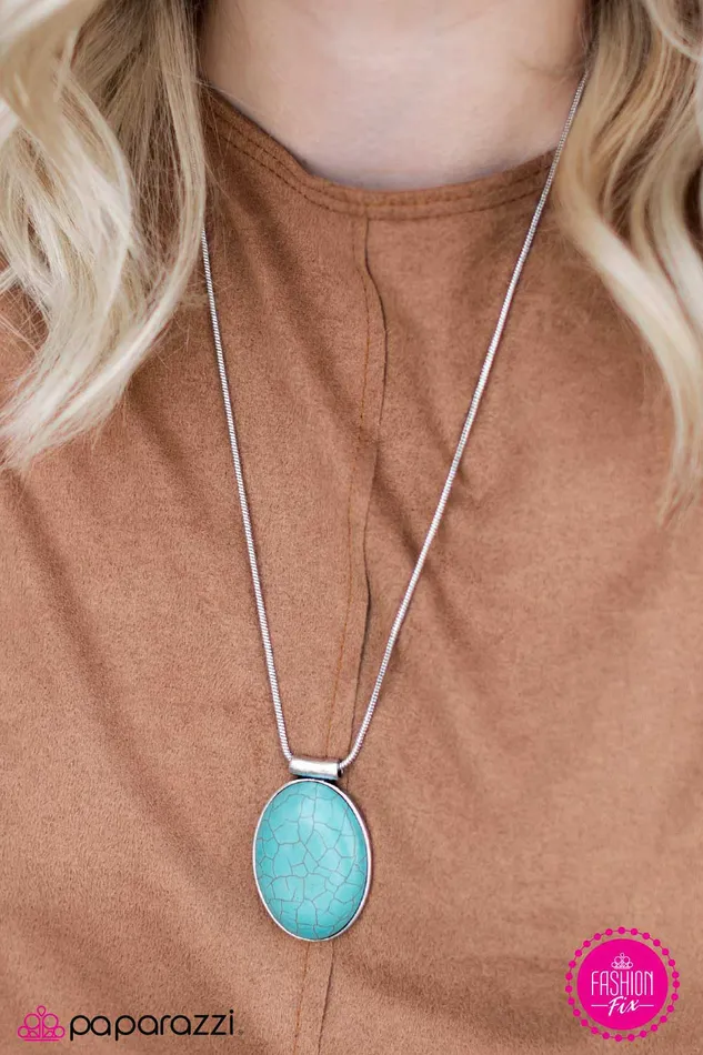 Necklaces Paparazzi Necklace Lounging At The Lagoon Blue Paparazzi Jewelry