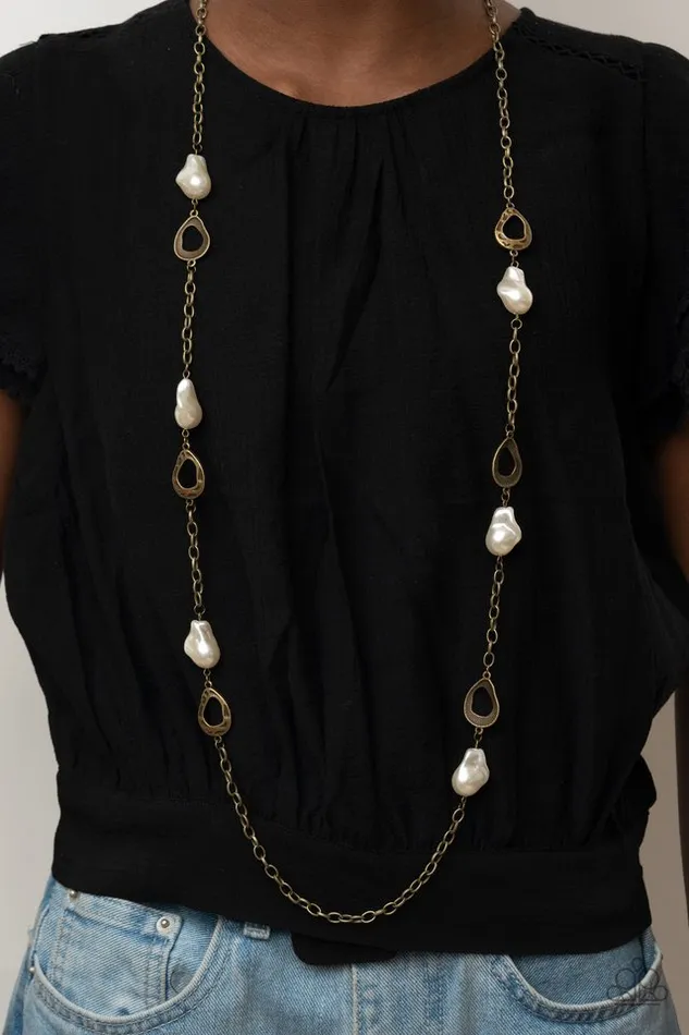 Necklaces Paparazzi Necklace Rustic Refinery Brass Paparazzi Jewelry