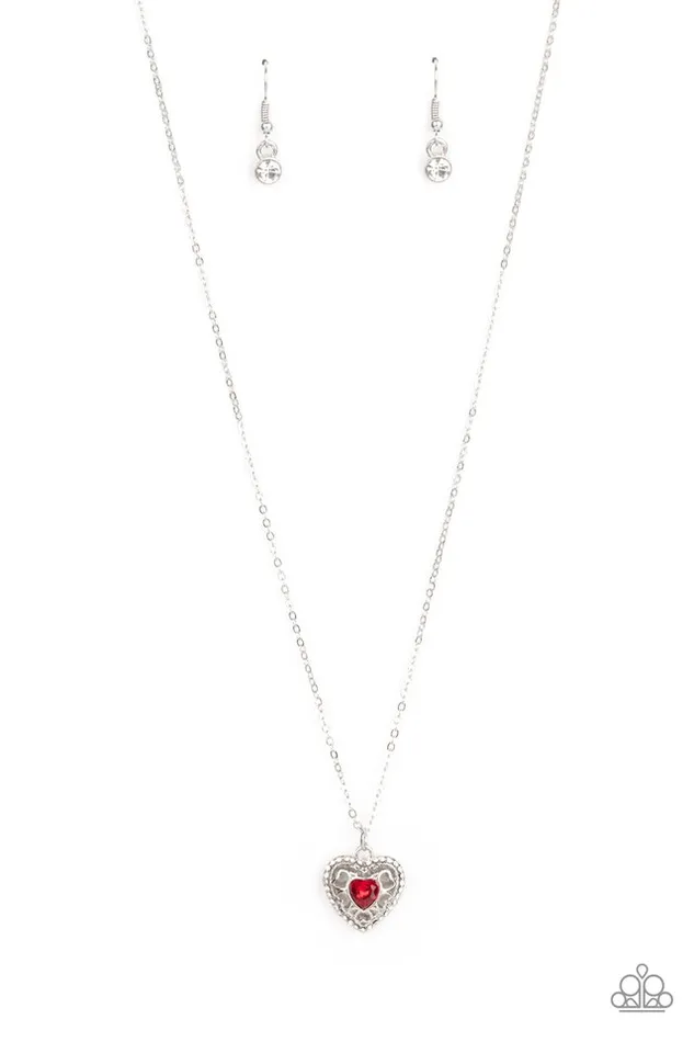 Necklaces Paparazzi Necklace Treasures of the Heart Red Paparazzi Jewelry Necklaces Paparazzi Necklace Treasures of the Heart Red Paparazzi Jewelry