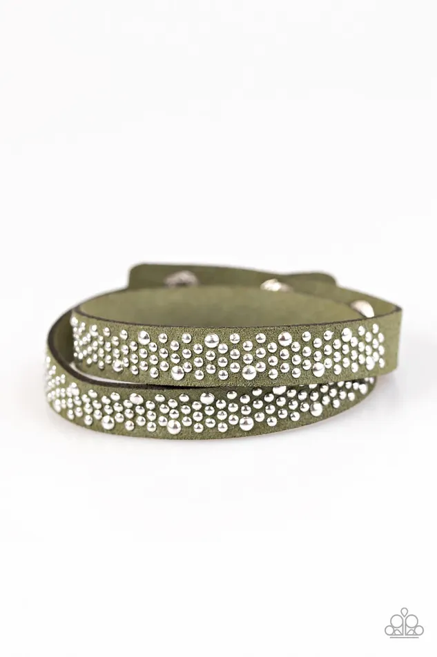 Paparazzi Bracelet Always Be SHINE Green Paparazzi Jewelry Bracelets