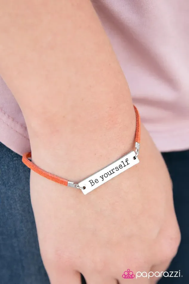 Paparazzi Bracelet Be Yourself Orange Paparazzi Jewelry Bracelets