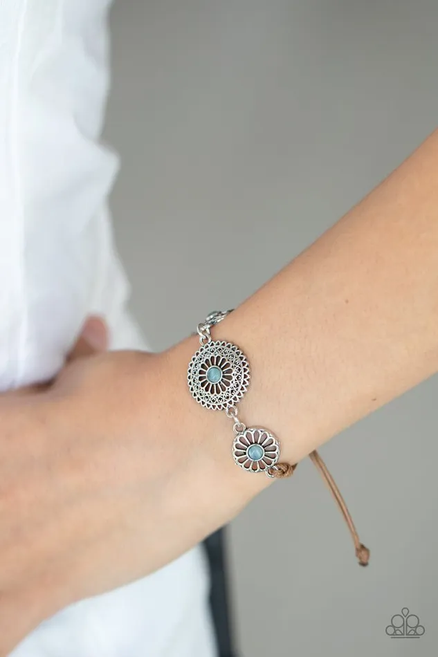 Paparazzi Bracelet Bohemian Botany Blue Paparazzi Jewelry Bracelets