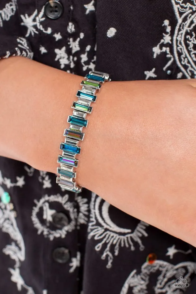 Paparazzi Bracelet BURSTING the Midnight Oil Multi Paparazzi Jewelry Bracelets