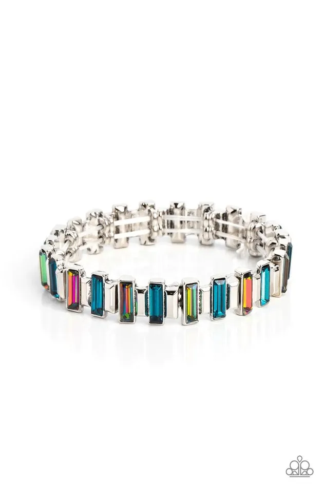 Paparazzi Bracelet BURSTING the Midnight Oil Multi Paparazzi Jewelry Bracelets Paparazzi Bracelet BURSTING the Midnight Oil Multi Paparazzi Jewelry Bracelets