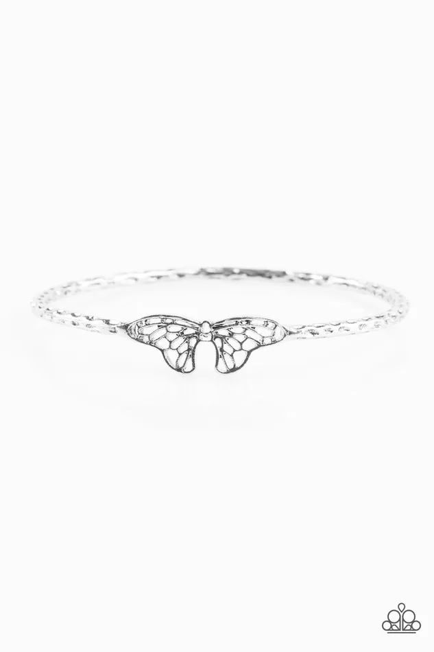 Paparazzi Bracelet Butterfly Beauty Silver Paparazzi Jewelry Bracelets