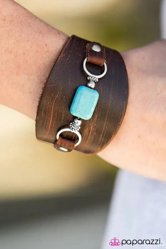 Paparazzi Bracelet Canyon Guide Blue Paparazzi Jewelry Bracelets