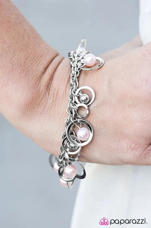 Paparazzi Bracelet Cosmic Cover Girl Pink Paparazzi Jewelry Bracelets