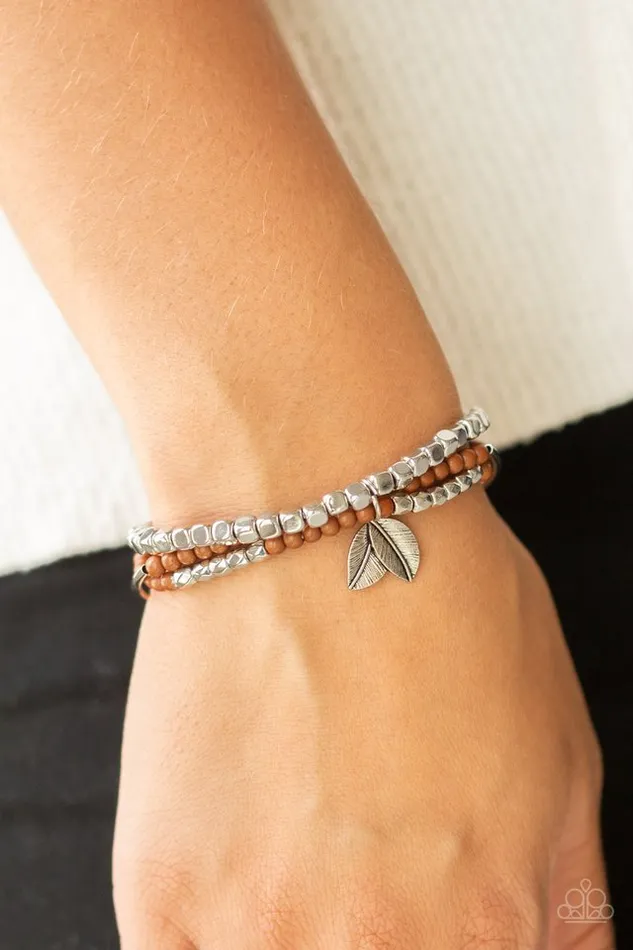 Paparazzi Bracelet Desert Wanderer Brown Paparazzi Jewelry Bracelets