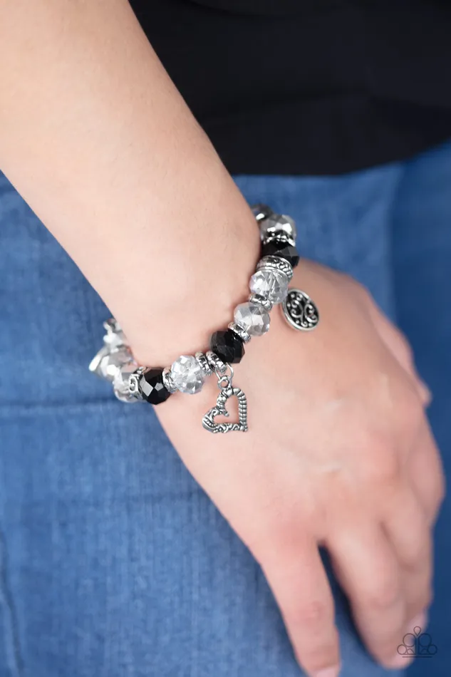 Paparazzi Bracelet Fabulously Flirty Black Paparazzi Jewelry Bracelets