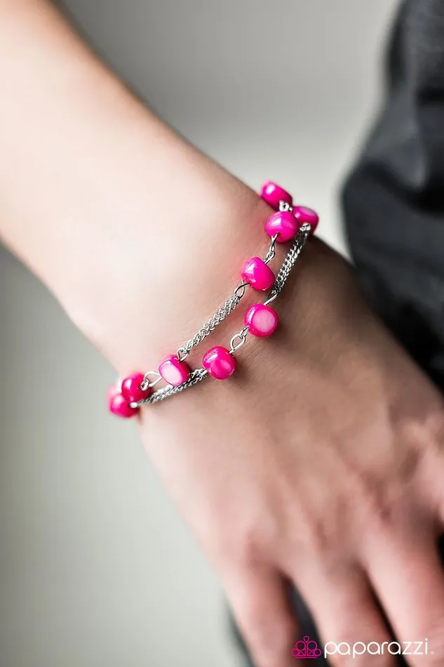 Paparazzi Bracelet Love On The Rocks Pink Paparazzi Jewelry Bracelets