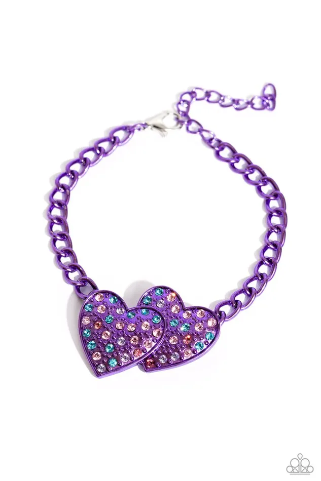 Paparazzi Bracelet Lovestruck Lineup Purple Paparazzi Jewelry Bracelets Paparazzi Bracelet Lovestruck Lineup Purple Paparazzi Jewelry Bracelets