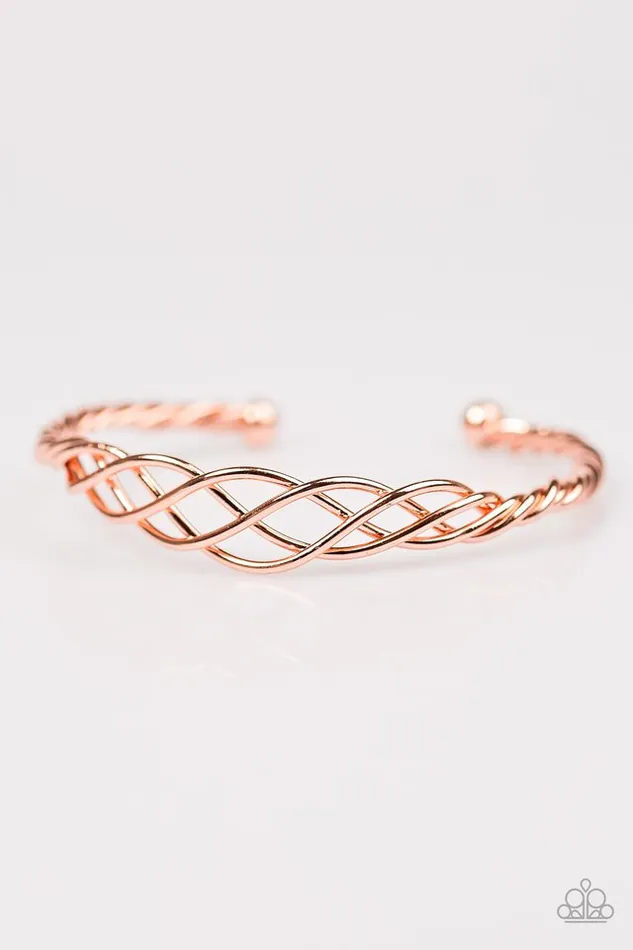 Paparazzi Bracelet Metro Melody Copper Paparazzi Jewelry Bracelets