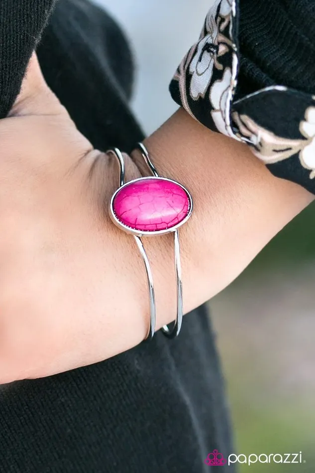 Paparazzi Bracelet Painted Desert Pink Paparazzi Jewelry Bracelets