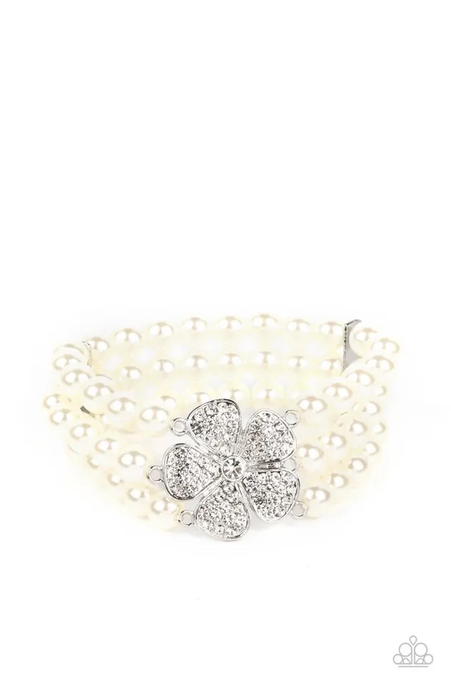 Paparazzi Bracelet Park Avenue Orchard White Paparazzi Jewelry Bracelets Paparazzi Bracelet Park Avenue Orchard White Paparazzi Jewelry Bracelets
