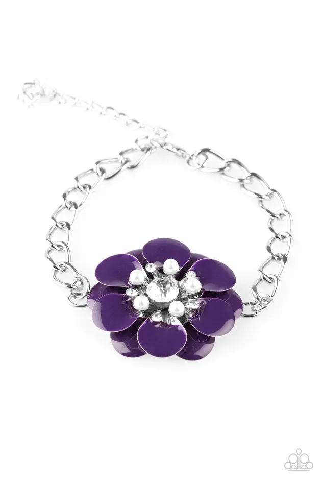 Paparazzi Bracelet Polynesian Princess Purple Paparazzi Jewelry Bracelets